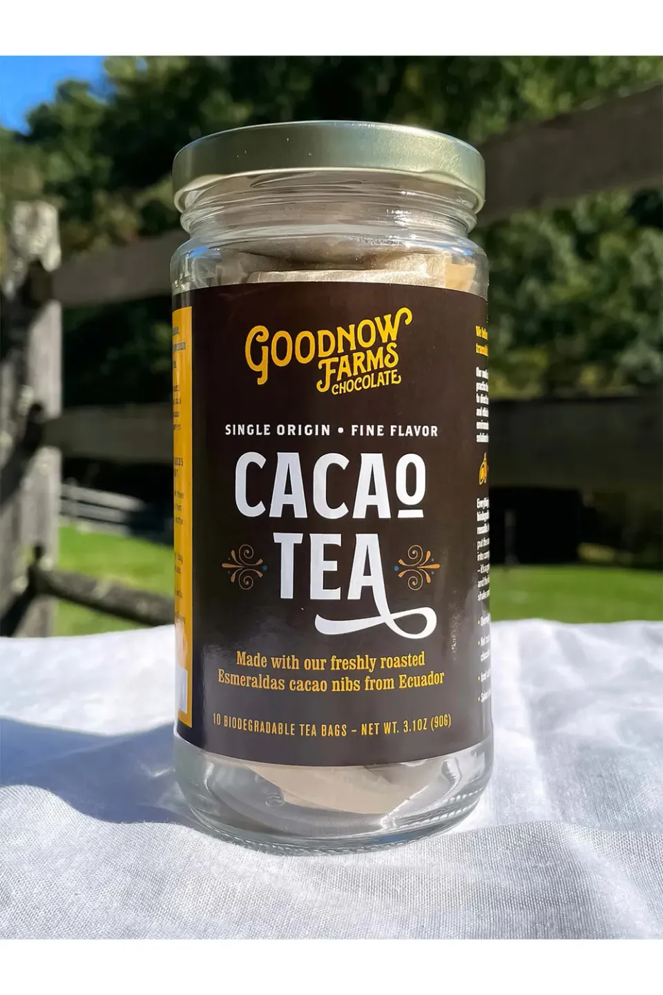 Goodnow Farms Cacao Tea cacaothee brownie-vanille
