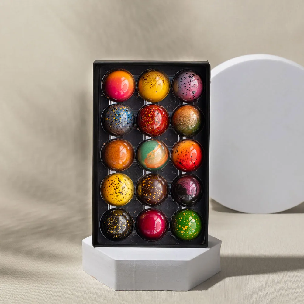Chocoladebezorgd Verjaardag bonbons 15 stuks alcoholvrij