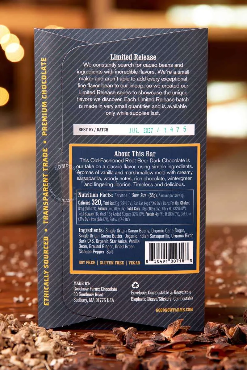 Goodnow Farms Root Beer pure chocoladereep wintergreen