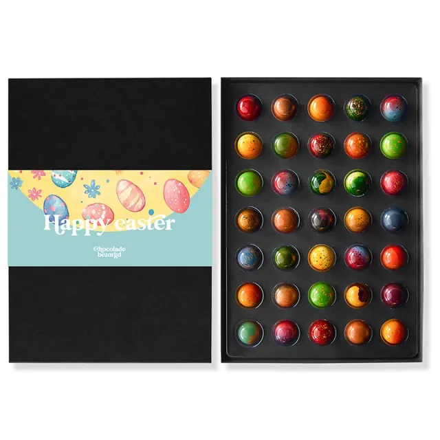 Chocoladebezorgd Paasbonbons 35 stuks bonbons cadeau alcoholvrij