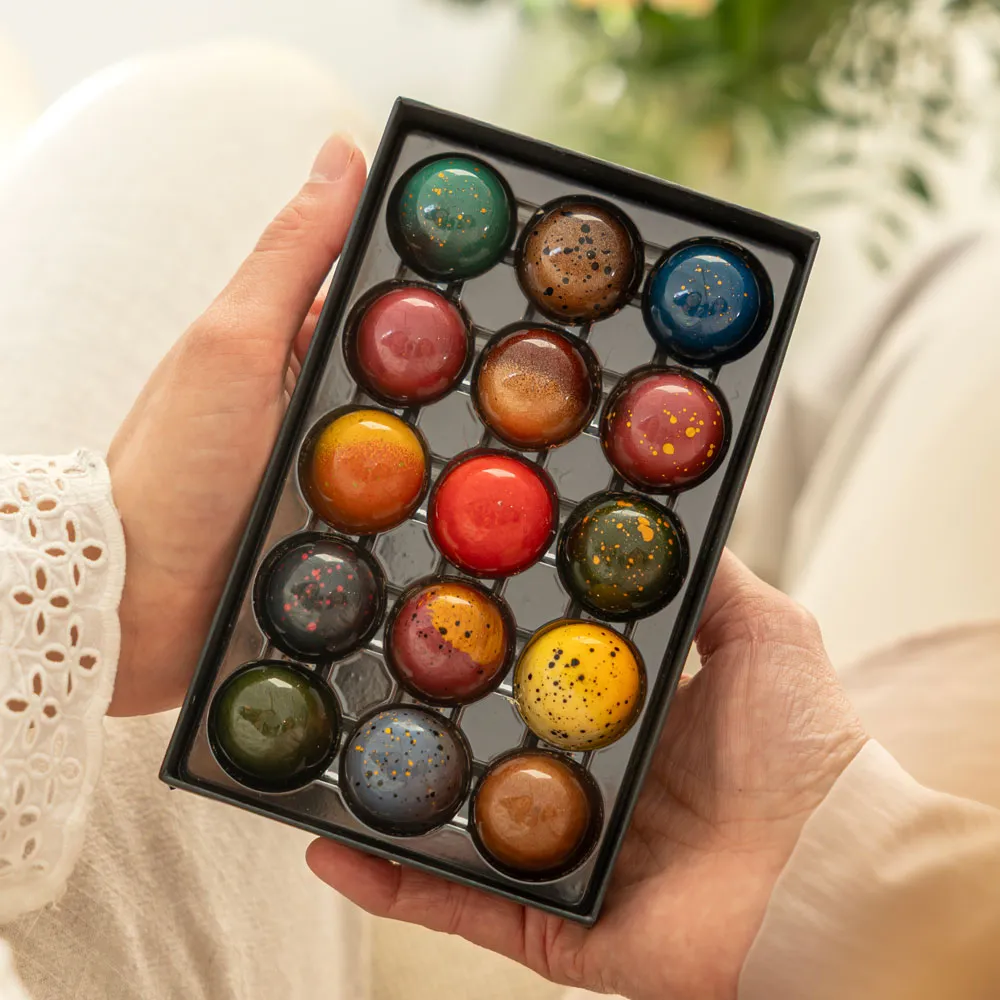 Chocoladebezorgd Moederdag bonbons 15 stuks alcoholvrij