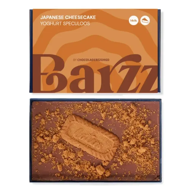 Barzz Japanse cheesecake melk chocoladereep 220 g