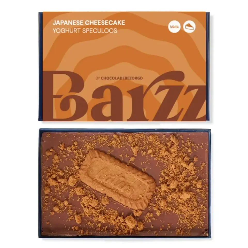 Barzz Japanse cheesecake melk chocoladereep 220 g