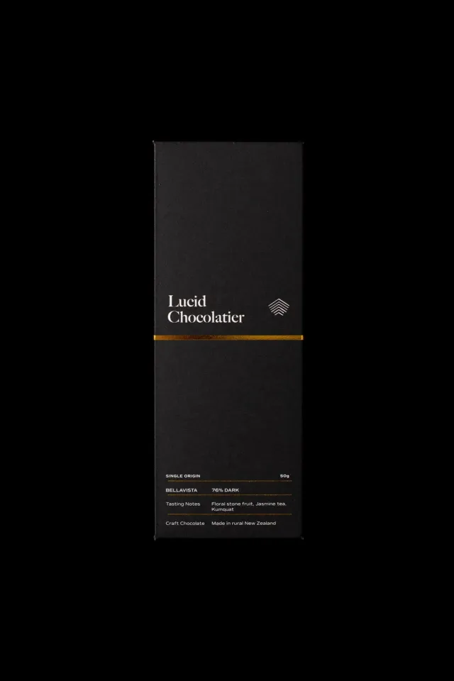 Lucid Chocolatier Bellavista 76% chocoladereep puur