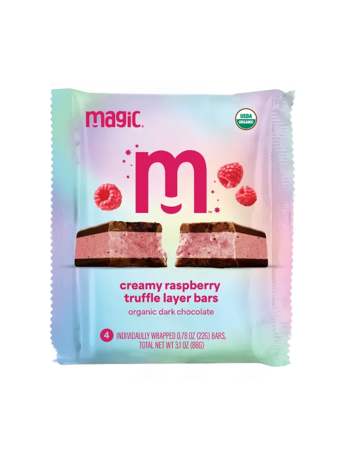 Magic Chocolate Raspberry Truffle chocoladereep 8x22g framboos
