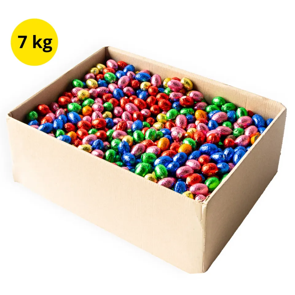 Chocoladebezorgd Luxe paaseitjes 7kg grootverpakking