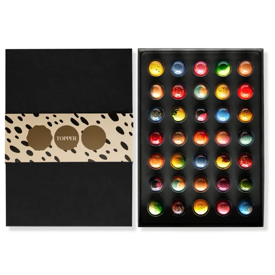 Chocoladebezorgd Jij bent een topper bonbons 35 stuks alcoholvrij