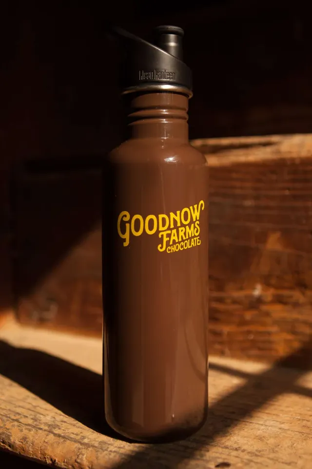 Goodnow Farms Chocolate Water Bottle waterfles rvs 800 ml