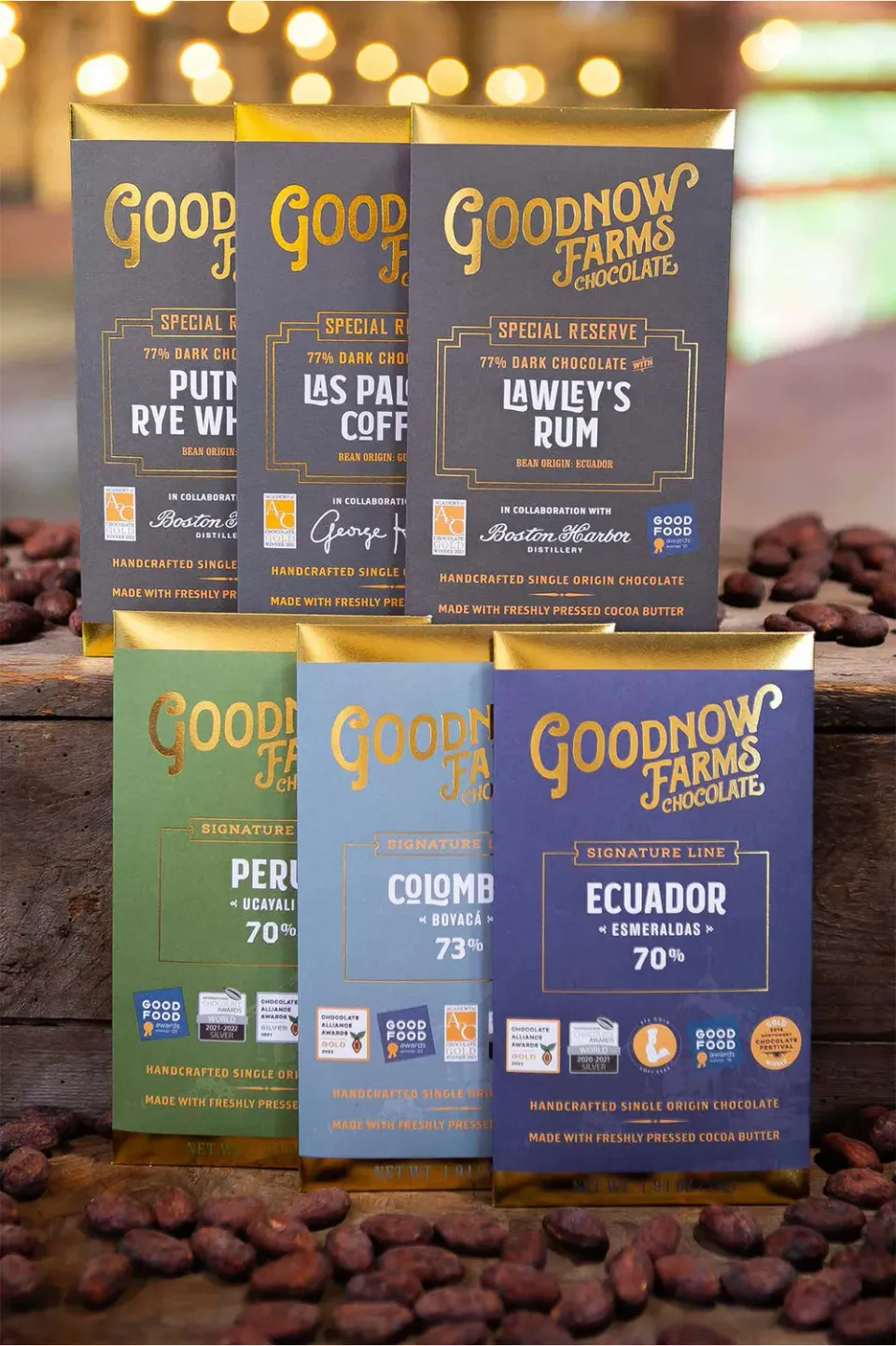 Goodnow Farms Good Food Award Winners chocoladeset repen