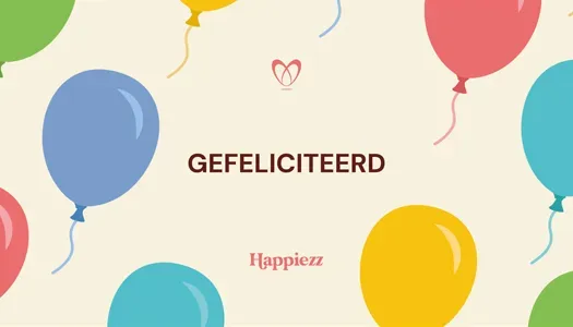 Chocoladebezorgd Gefeliciteerd L bonbons feestelijk