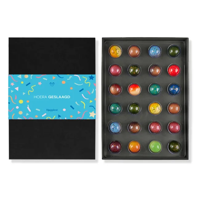 Chocoladebezorgd Geslaagd bonbons 24 stuks alcoholvrij