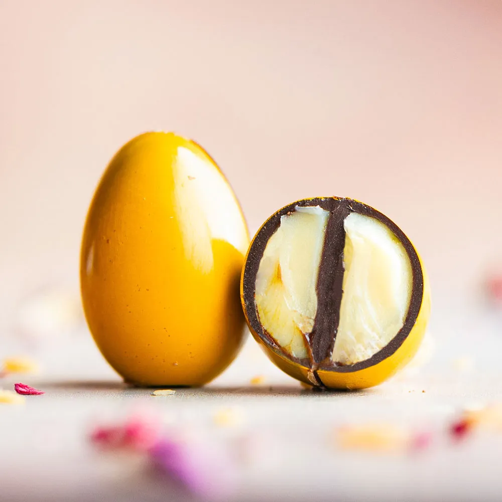 Chocoladebezorgd bonbon paaseitjes 15 stuks cadeau