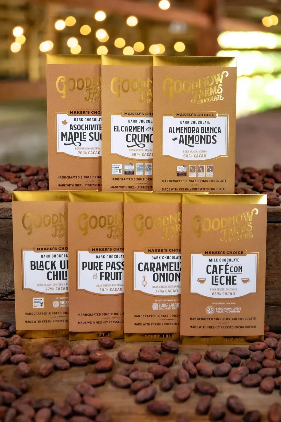 Goodnow Farms Chocolate Maker's Choice chocoladerepen set puur