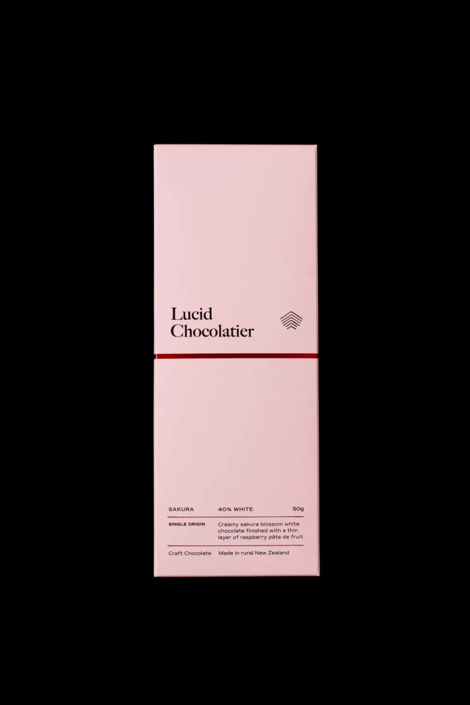 Lucid Chocolatier Sakura chocoladereep 50g framboos bloemig