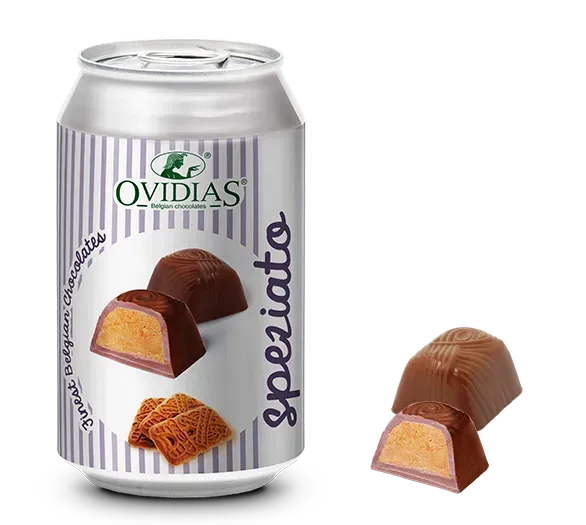 Ovidias Speziato speculoos pralines blik 95g kruidig