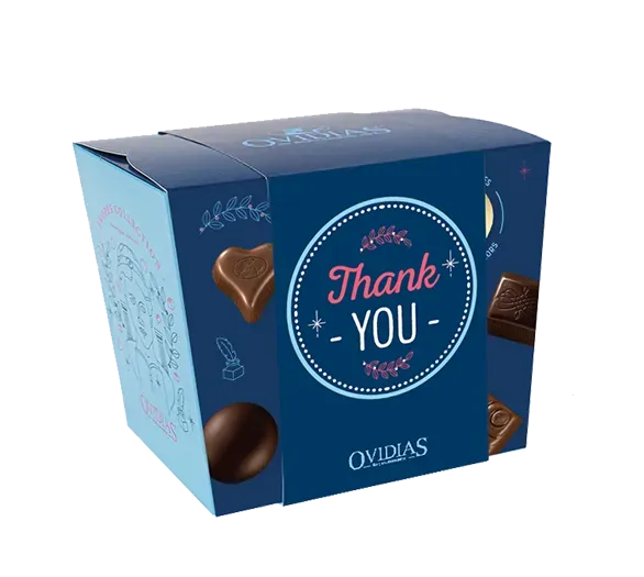 Ovidias Thank You ballotin pralines 375g Belgisch assortiment