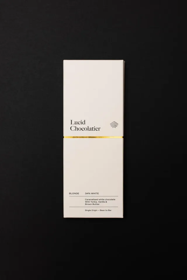 Lucid Core Blonde 34% chocoladereep karamel 60g