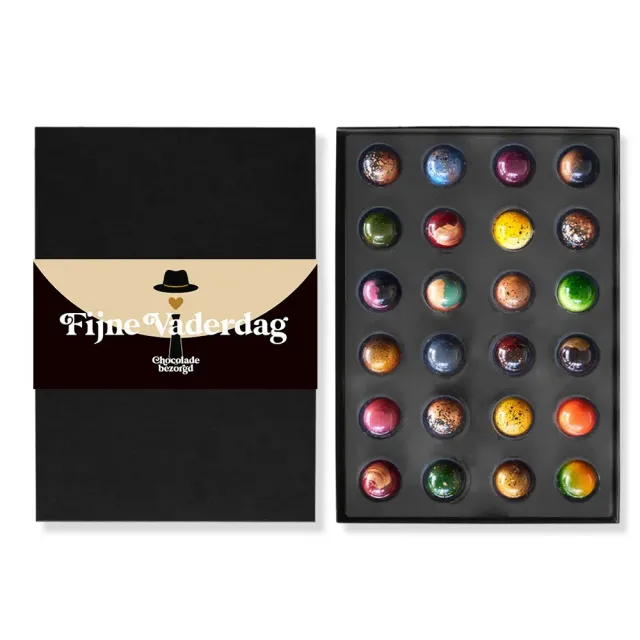 Chocoladebezorgd Vaderdag bonbons 24 stuks brievenbus