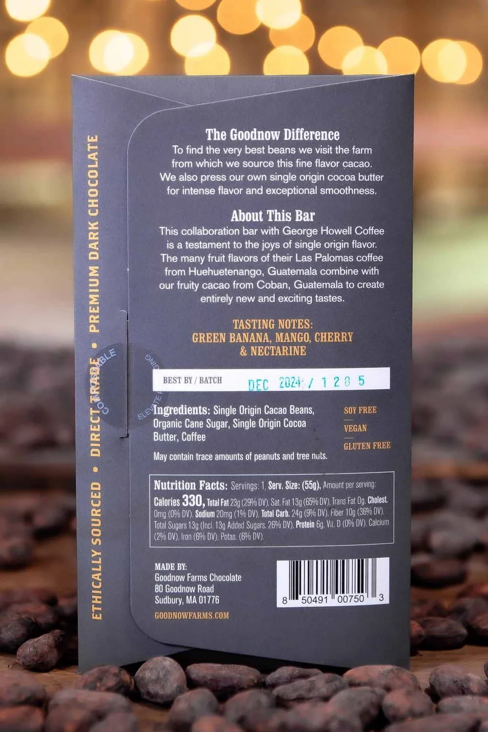 Goodnow Farms Chocolate Special Reserve Las Palomas koffiereep puur
