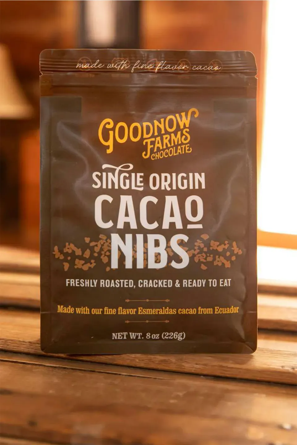 Goodnow Farms Esmeraldas geroosterde cacaonibs zak
