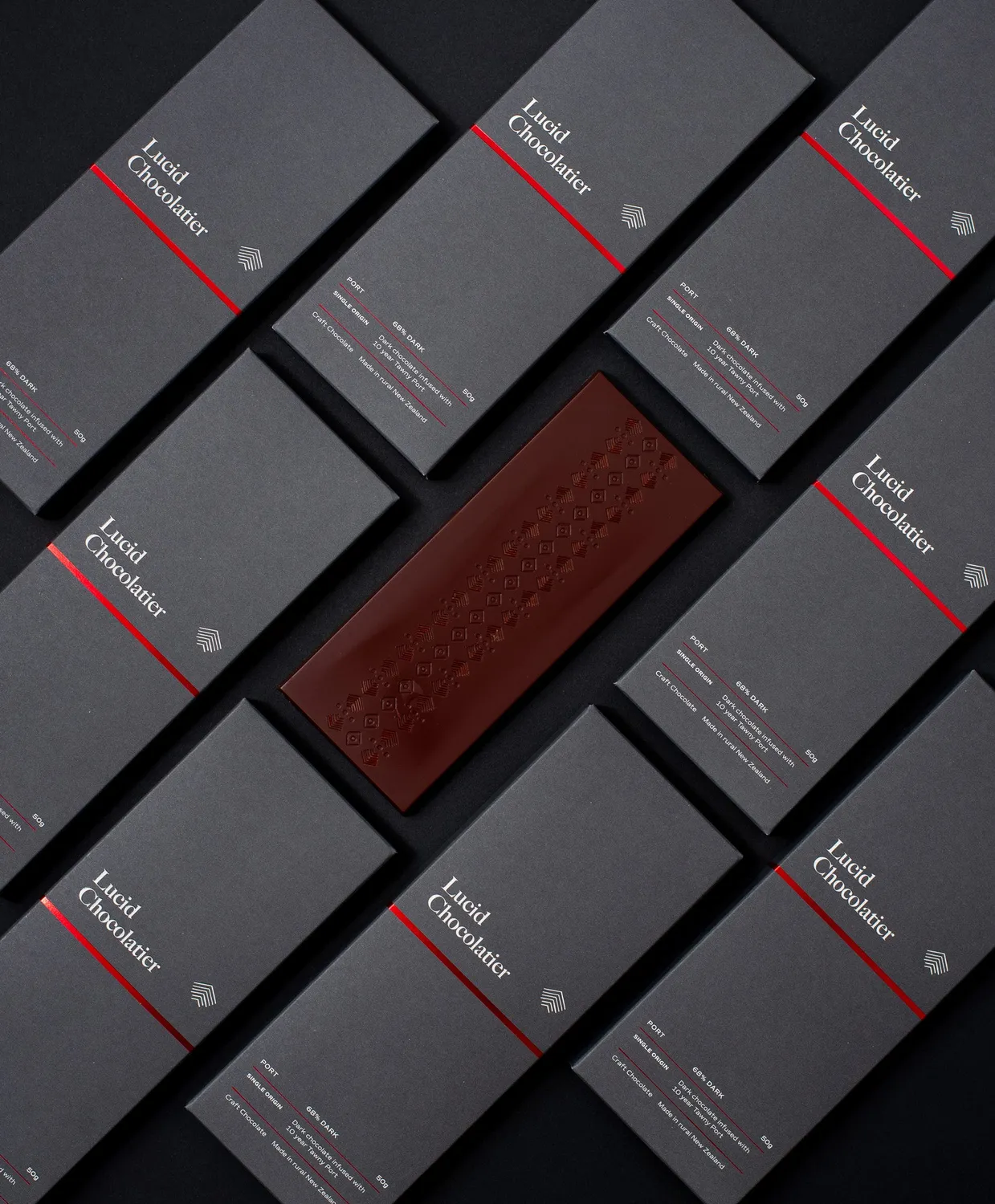 Lucid Chocolatier Infusion Port chocoladereep tawny karamel
