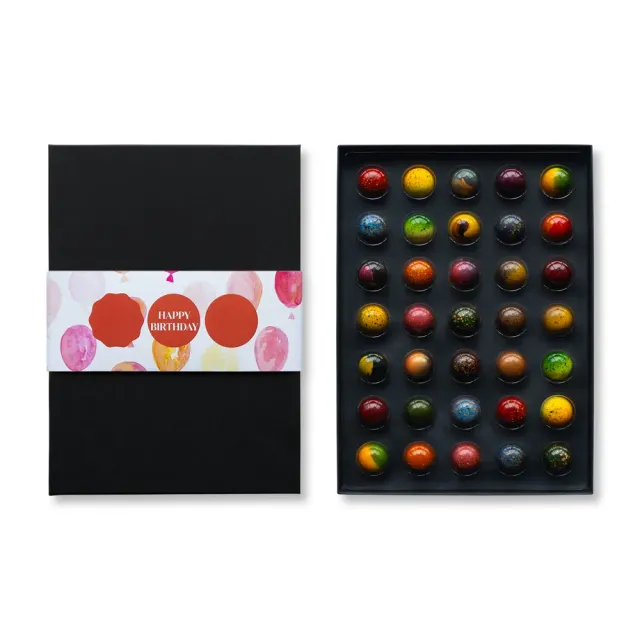 Chocoladebezorgd Verjaardag bonbons 35 stuks