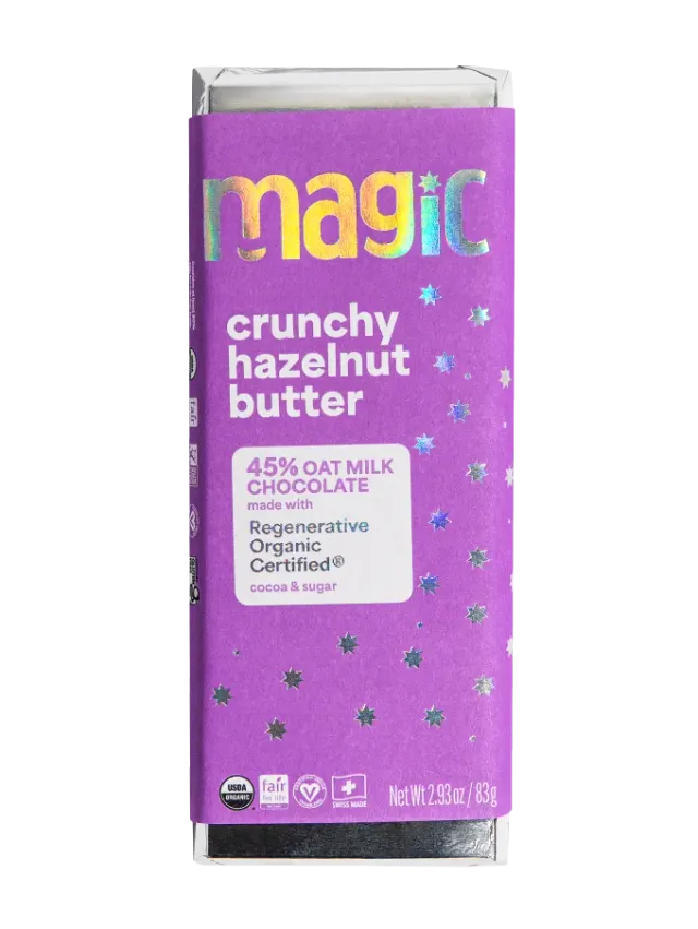 Magic Chocolate Crunchy Hazelnut Butter chocoladereep 2-pack hazelnoot