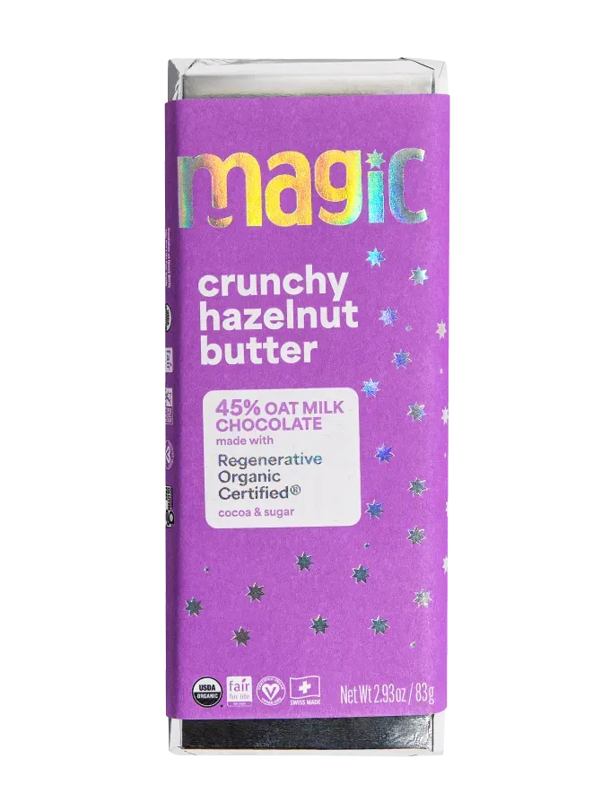 Magic Chocolate Crunchy Hazelnut Butter chocoladereep 2-pack hazelnoot
