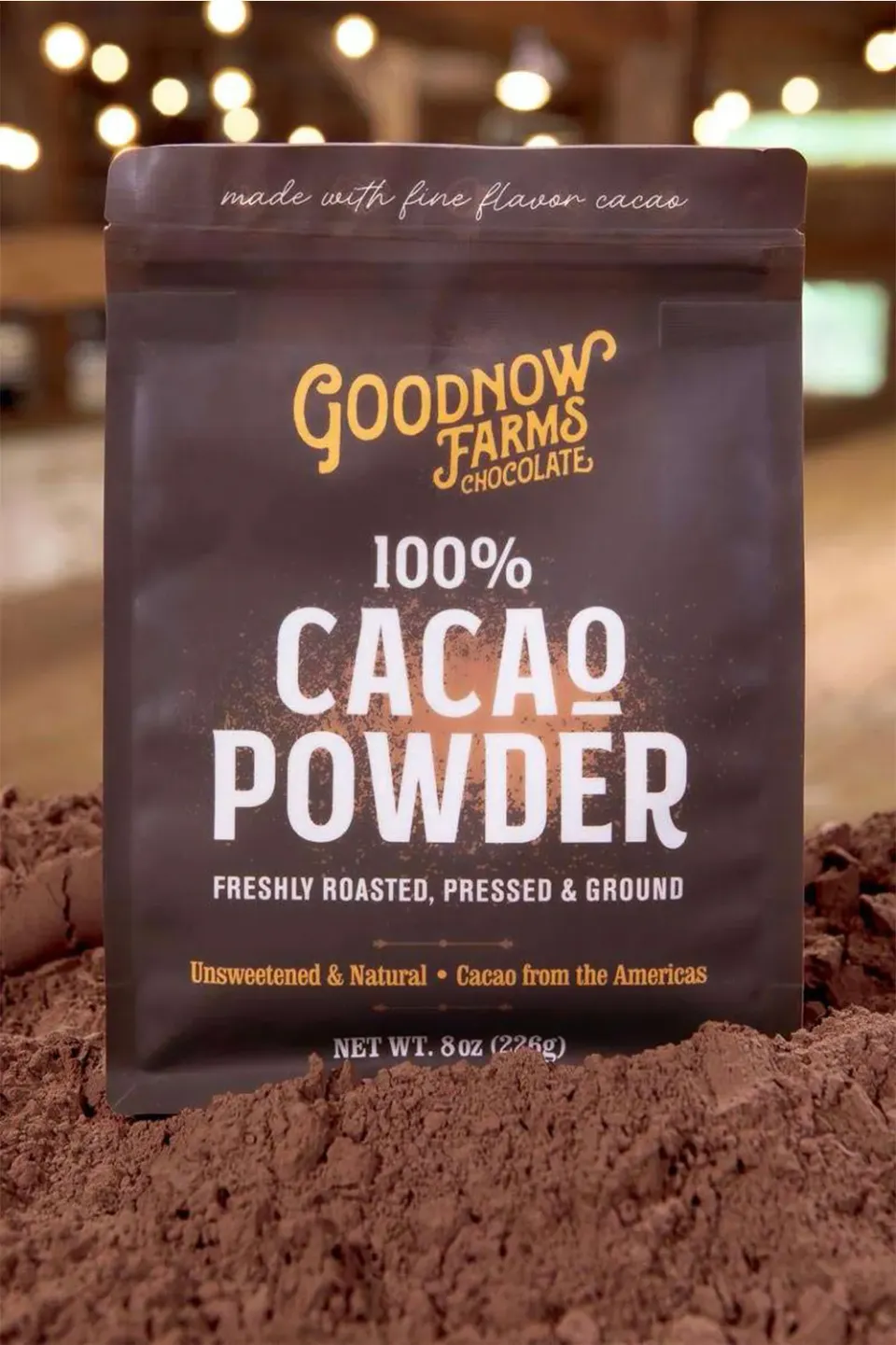 Goodnow Farms 100% cacaopoeder puur ongealkaliseerd